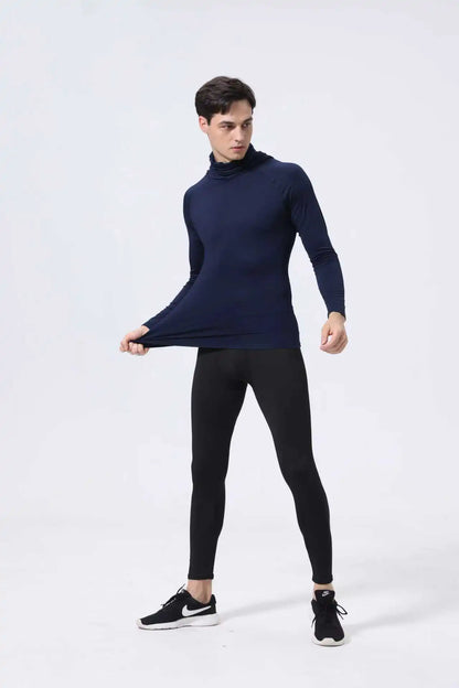 3-Piece Men's Hooded Sweatshirts With Facemasks,