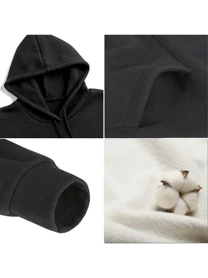 Sweatshirt Y2K Casual High Quality Fleece Hoodies