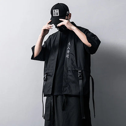 Men's Taoist Robes Japanese Harajuku Techwear