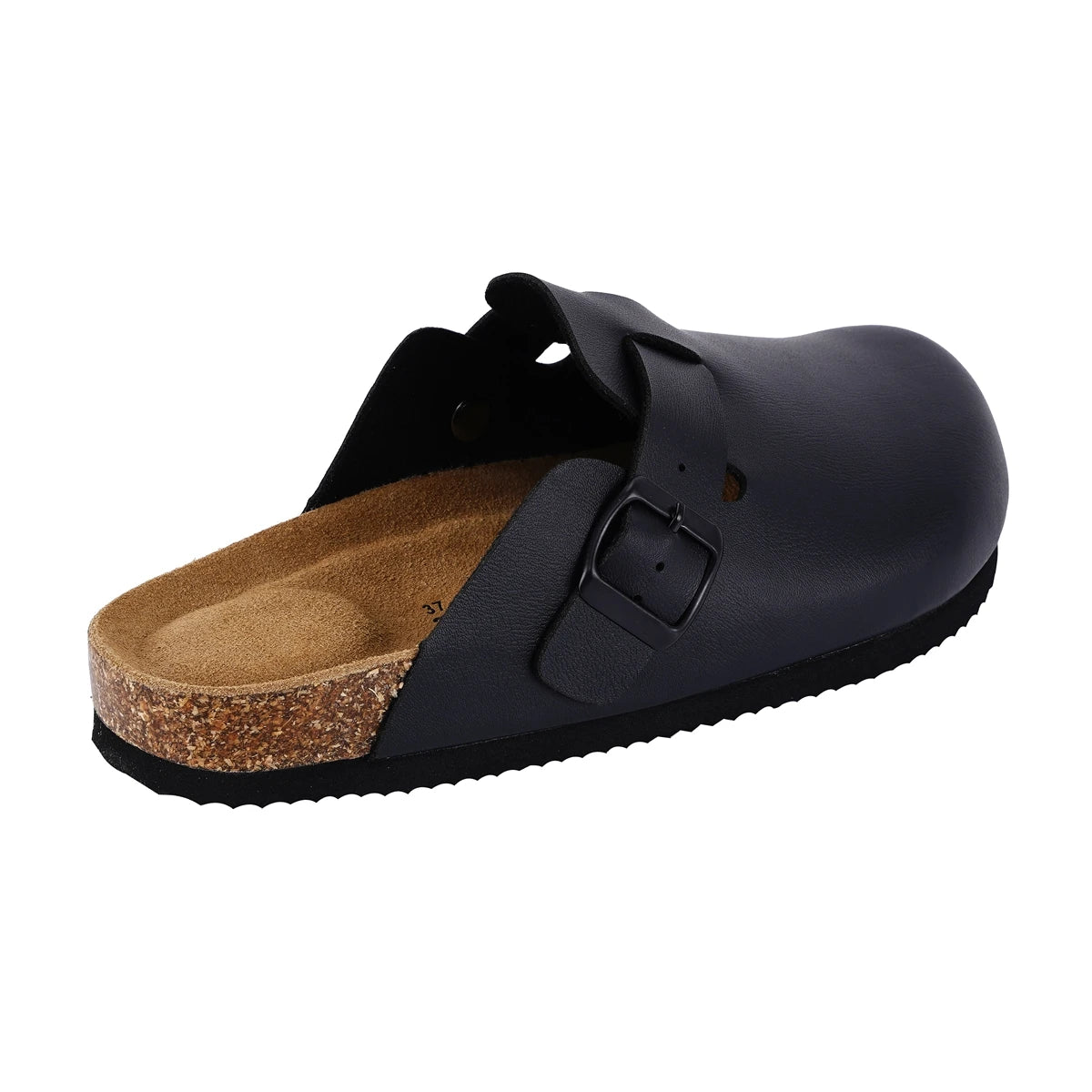 Women Fashion Leather Clogs Shoes Classic Cork