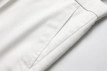 Men's Three-Piece White Suit