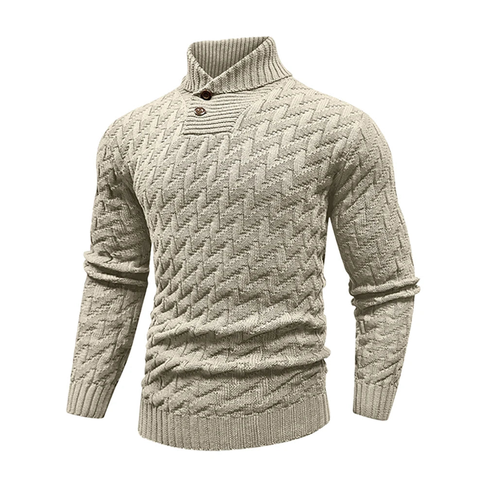 Men's Sweater Winter Shawl Collar