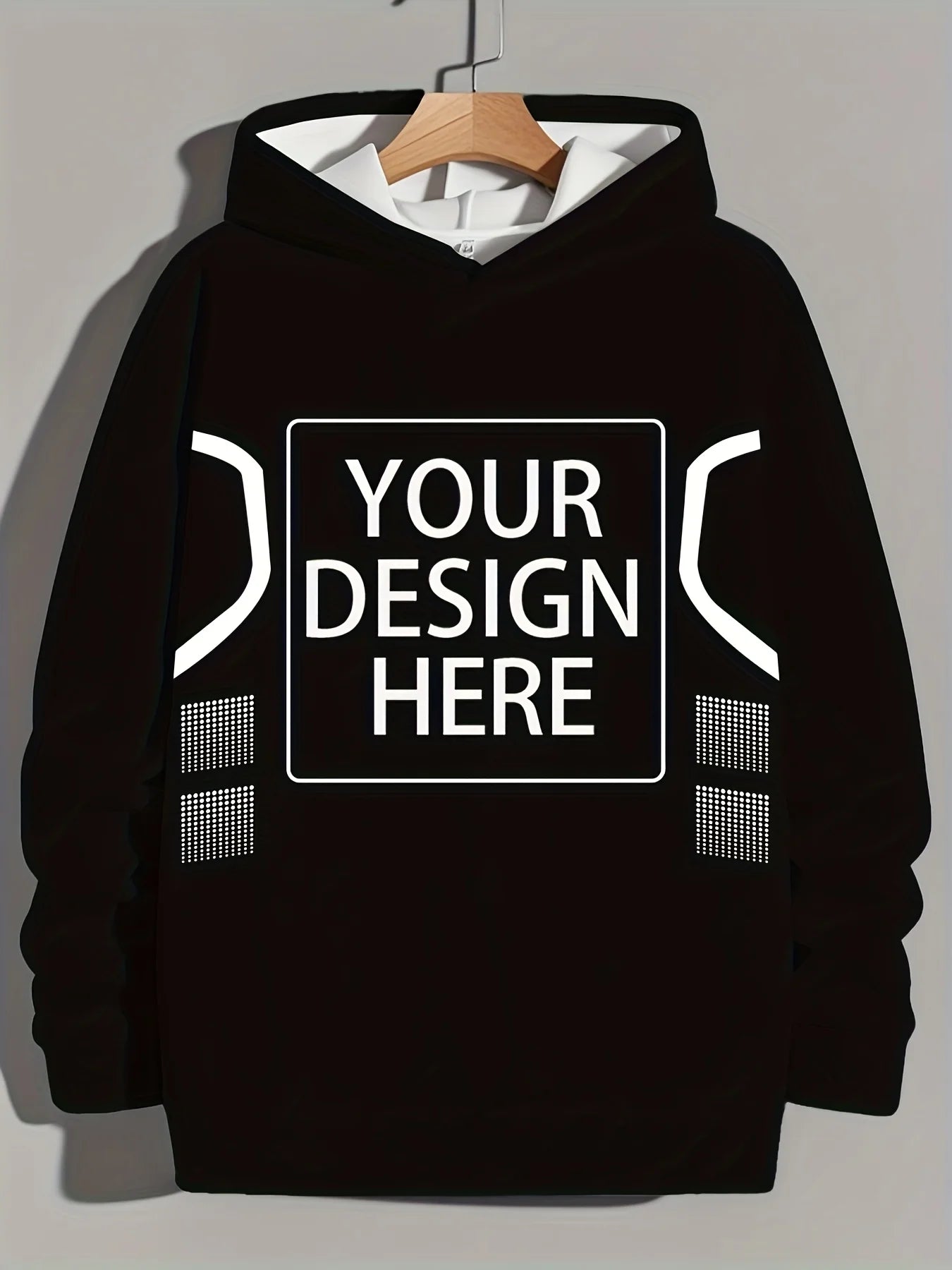 Men's Fashionable Customizable Hoodie