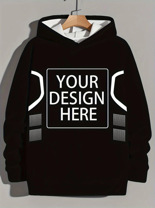 Men's Fashionable Customizable Hoodie