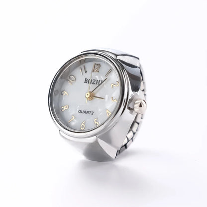 Quartz Watch Rings Women Men