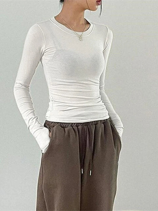 Women Casual Thumb Hole Shirt