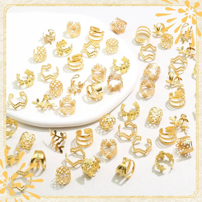 Hair Jewelry for Braids Gold Braid Clips Style
