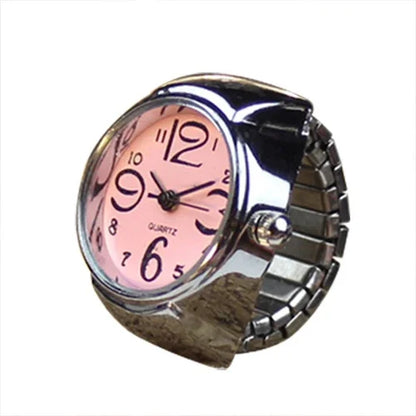 Quartz Watch Rings Women Men
