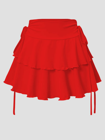 2025 New Solid Color Skirt Women