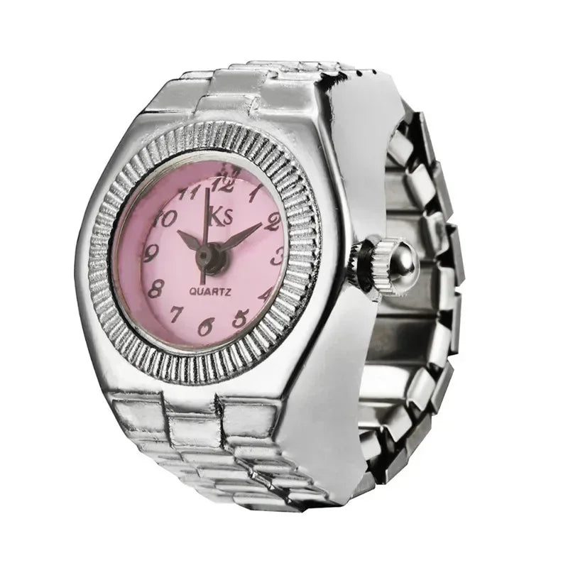 Quartz Watch Rings Women Men