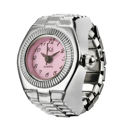 Quartz Watch Rings Women Men