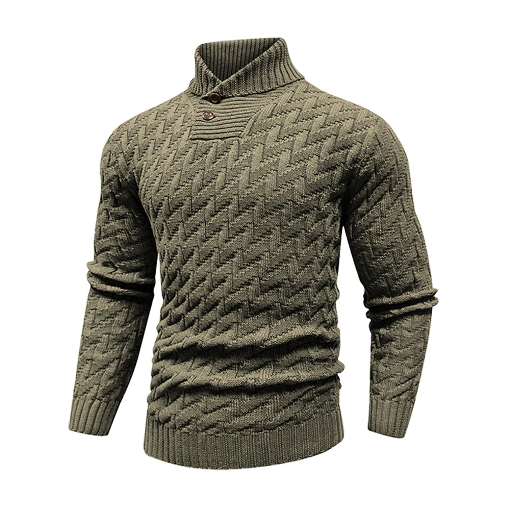 Men's Sweater Winter Shawl Collar