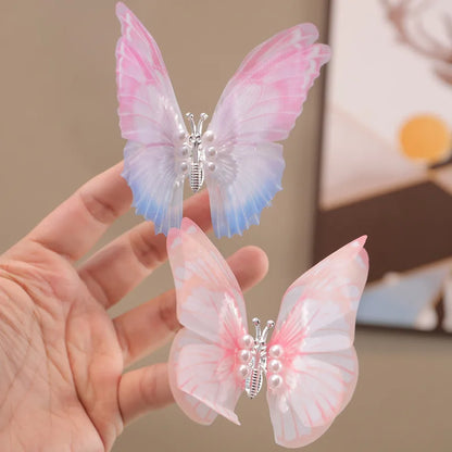 Colorful Moving Butterfly Hair Clips for Girls,