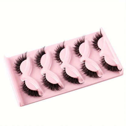3Boxes(15Pairs) Cat Eye Lashes Fake Eyelashes